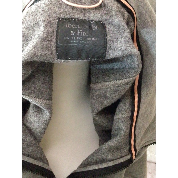Abercrombie & Fitch quarter zip‎ pullover hoodie women’s large - Picture 6 of 8